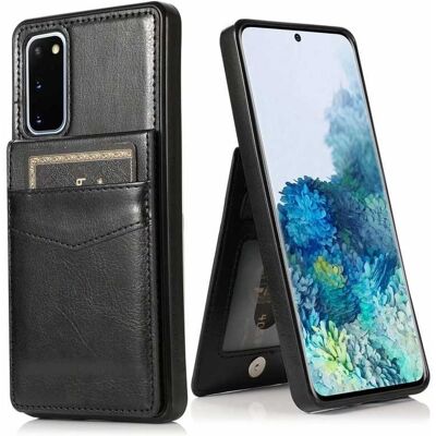Samsung S20 Mobile Cover -korttipidike 5-FACK Retro V3 Samsung S20 Mobile Cover -korttipidike 5-FACK Retro V3