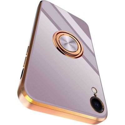 Apple iPhone XR tyylikäs ja iskunkestävä kotelo Flawless sormustelineellä Apple iPhone XR tyylikäs ja iskunkestävä kotelo Flawless sormustelineellä
