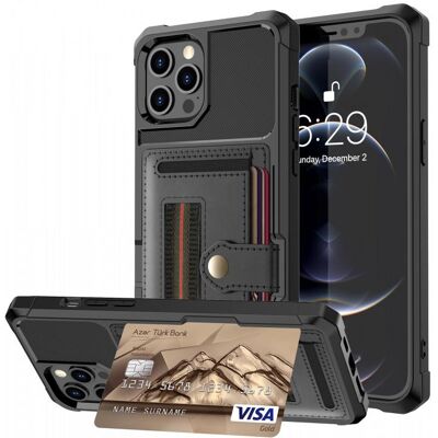 Apple iPhone 13 Pro Max Iskunkestävä kansi korttipaikalla Solid V2 Apple iPhone 13 Pro Max Iskunkestävä kansi korttipaikalla Solid V2