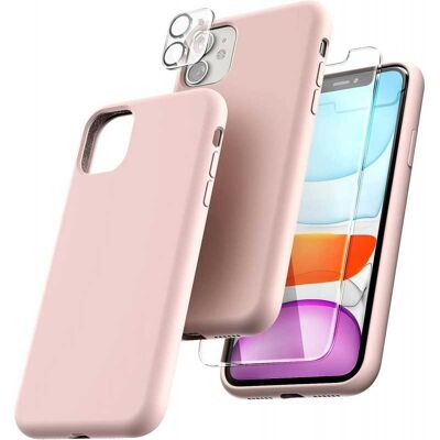 Apple Kuminen tyylikäs suojakuori 3in1 iPhone 14 - vaaleanpunainen Apple Kuminen tyylikäs suojakuori 3in1 iPhone 14 - vaaleanpunainen