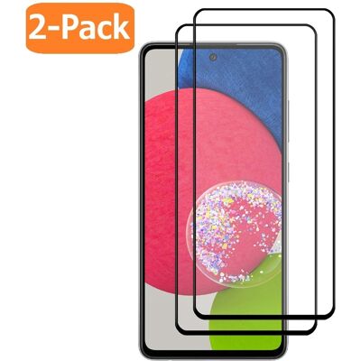 2-pakkaus Samsung A52 / A52 5G / A52s / A53 5G - 10D koko näytön karkaistu lasi 2-pakkaus Samsung A52 / A52 5G / A52s / A53 5G - 10D koko näytön karkaistu lasi