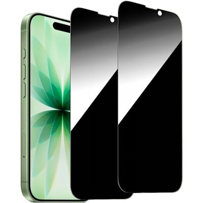 Apple 2-pack iPhone 17 Pro Max Privacy näytönsuoja - Anti-Spy karkaistu lasi Apple 2-pack iPhone 17 Pro Max Privacy näytönsuoja - Anti-Spy karkaistu lasi
