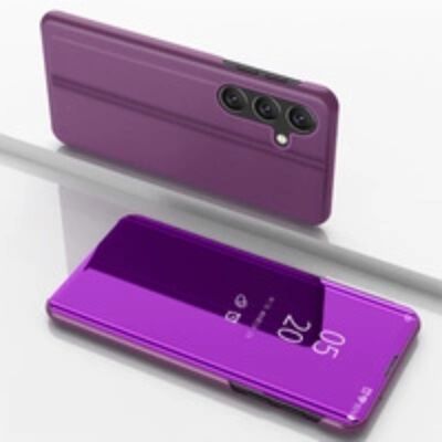 Samsung Galaxy S25 Clear View -kotelo - Pinkki Samsung Galaxy S25 Clear View -kotelo - Pinkki