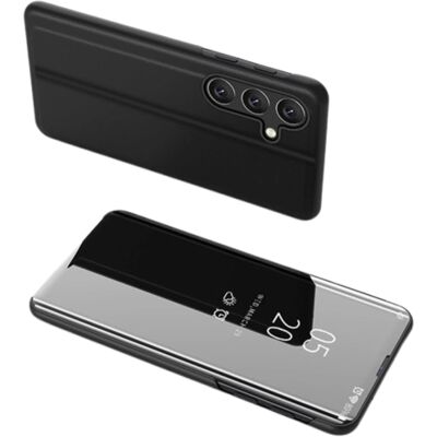 Samsung Galaxy S25 Plus Clear View -kotelo - Musta Samsung Galaxy S25 Plus Clear View -kotelo - Musta
