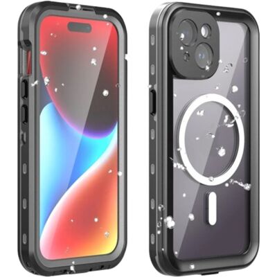 Apple Shellbox Matkapuhelimen kuori iPhone 15 MagSafe GT Vedenpitävä - Musta Apple Shellbox Matkapuhelimen kuori iPhone 15 MagSafe GT Vedenpitävä - Musta