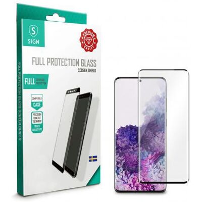 SiGN Täysin peittävä karkaistu lasinen näytönsuoja Samsung Galaxy S21 Ultralle SiGN Täysin peittävä karkaistu lasinen näytönsuoja Samsung Galaxy S21 Ultralle
