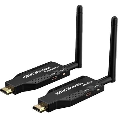 NÖRDIC Langaton HDMI-laajennin Lähetin/Vastaanotin 1080P HD 5G Wifi Kannettavalta Tietokoneelta TV PC Näyttö Projektori 50m NÖRDIC Langaton HDMI-laajennin Lähetin/Vastaanotin 1080P HD 5G Wifi Kannettavalta Tietokoneelta TV PC Näyttö Projektori 50m