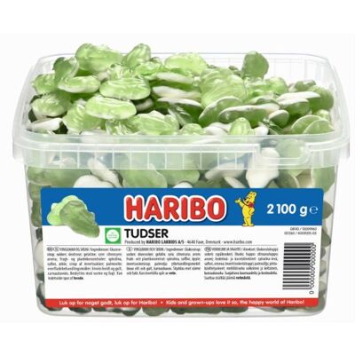 Haribo Rupikonnat 2,1 kg muoviämpärissä Haribo Rupikonnat 2,1 kg muoviämpärissä