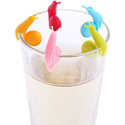 5 supersöpöä Tea Snails - Etana - Teepussin pidike 5 supersöpöä Tea Snails - Etana - Teepussin pidike