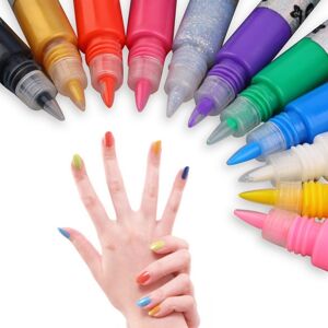 12 kynsilakkakynää, Nail Art Pens – kynsilakka 12 kynsilakkakynää, Nail Art Pens – kynsilakka