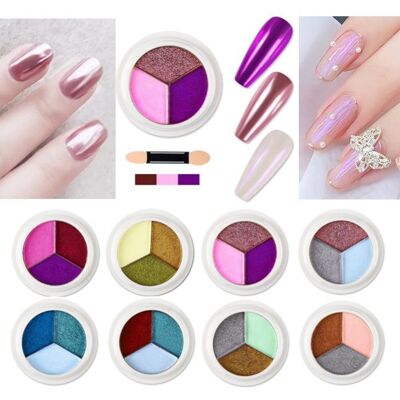 Magic Mirror Solid Nail Glitter Powder - Pigmentti - Kynsikoristeet Magic Mirror Solid Nail Glitter Powder - Pigmentti - Kynsikoristeet