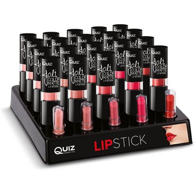 Joli Matte Lipstick - huulipuna - 6 väriä - Quiz Cosmetic Joli Matte Lipstick - huulipuna - 6 väriä - Quiz Cosmetic