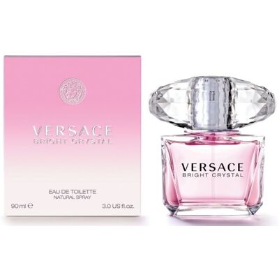 Versace Bright Crystal Eau De Toilette Spray - 3.0oz / 90ml Naisellinen Tuoksu Versace Bright Crystal Eau De Toilette Spray - 3.0oz / 90ml Naisellinen Tuoksu