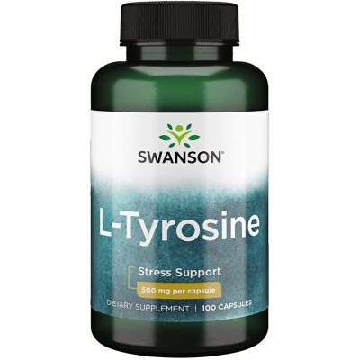 Swanson L-Tyrosine 500mg Kapselit - Ravintolisä Swanson L-Tyrosine 500mg Kapselit - Ravintolisä