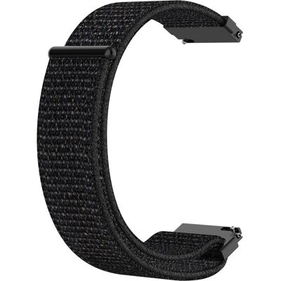 18mm Universal nylon hihna - Musta 18mm Universal nylon hihna - Musta