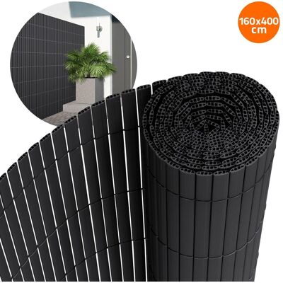 Ecd-Germany Yksityisyyden suoja matto 160x400 cm Yksityisyyden suoja aita Windbreak parveke näyttö PVC antrasiitti UV-kestävä Ecd-Germany Yksityisyyden suoja matto 160x400 cm Yksityisyyden suoja aita Windbreak parveke näyttö PVC antrasiitti UV-kestävä