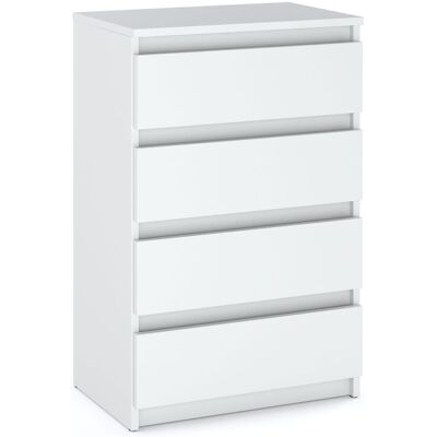 Valkoinen lipasto, jossa 4 laatikkoa 60 CM TV-kaappi Huonekalut olohuoneeseen Makuuhuoneen parvi Valkoinen lipasto, jossa 4 laatikkoa 60 CM TV-kaappi Huonekalut olohuoneeseen Makuuhuoneen parvi