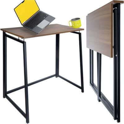 Kokoontaitettava työpöytä / kannettavan tietokoneen pöytä - 80x74x40 cm - Ruskea Kokoontaitettava työpöytä / kannettavan tietokoneen pöytä - 80x74x40 cm - Ruskea