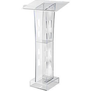 Puhepulpetti - Akryylipodium - LED-valaistus - 60×40×110 cm - Vapaasti seisova - Toimistoon, kirkkoon, kouluun - Koottava Puhepulpetti - Akryylipodium - LED-valaistus - 60×40×110 cm - Vapaasti seisova - Toimistoon, kirkkoon, kouluun - Koottava