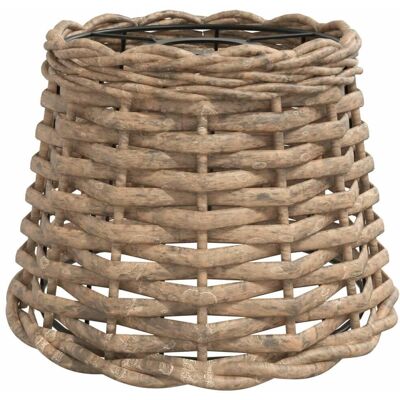 vidaXL Lampunvarjostin ruskea Ø20x15 cm paju vidaXL Lampunvarjostin ruskea Ø20x15 cm paju