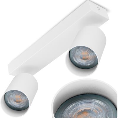 Kattovalaisin SPOT TUBA heijastinhalogeenivalaisin 2x GU10 TABULA LUMILED Kattovalaisin SPOT TUBA heijastinhalogeenivalaisin 2x GU10 TABULA LUMILED