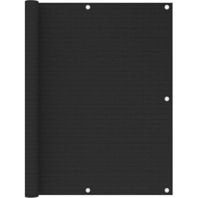 vidaXL Parvekkeen suoja musta 120x600 cm HDPE vidaXL Parvekkeen suoja musta 120x600 cm HDPE