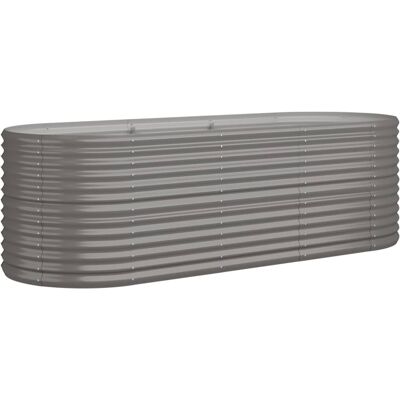 vidaXL Puutarhamaaki 224x80x68 cm Harmaa - Puutarhamaaki vidaXL Puutarhamaaki 224x80x68 cm Harmaa - Puutarhamaaki