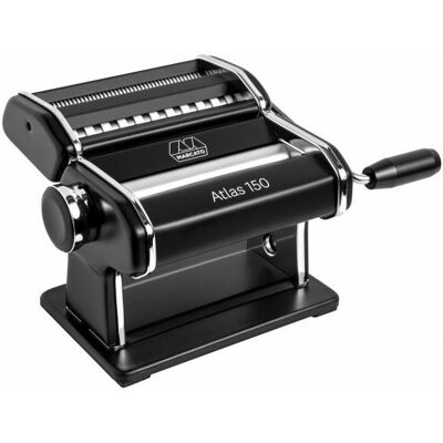 Marcato Atlas 150, Käsikäyttöinen pastakone, Fettuccine, Lasagne, Tagliolini, Kromi, Terästä, Musta, 15 cm, 0,5 mm Marcato Atlas 150, Käsikäyttöinen pastakone, Fettuccine, Lasagne, Tagliolini, Kromi, Terästä, Musta, 15 cm, 0,5 mm