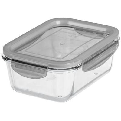 GastroMax Hopean BPA-vapaa monitoiminen lasinen ruokalaatikko - 0,75L GastroMax Hopean BPA-vapaa monitoiminen lasinen ruokalaatikko - 0,75L