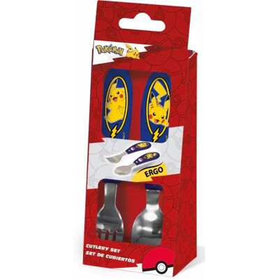 Pokémon Pokemon Aterimet Lusikka & Haarukka metallia 14cm Pokémon Pokemon Aterimet Lusikka & Haarukka metallia 14cm