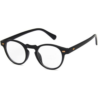 Tuntematon Tuotemerkki Retro Pyöreät/Oval Silmälasit - Läpinäkyvät Linssit Tuntematon Tuotemerkki Retro Pyöreät/Oval Silmälasit - Läpinäkyvät Linssit