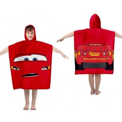 Disney Cars Poncho kylpypyyhe hupulla - 100 prosenttia puuvillaa Disney Cars Poncho kylpypyyhe hupulla - 100 prosenttia puuvillaa