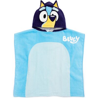 Bluey Lasten Hupullinen Pyyhe - Sininen/Navy/Valkoinen - Yksi Koko Bluey Lasten Hupullinen Pyyhe - Sininen/Navy/Valkoinen - Yksi Koko