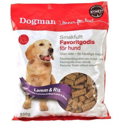 DOGMAN Favorite lammas & riisi herkku 800g DOGMAN Favorite lammas & riisi herkku 800g