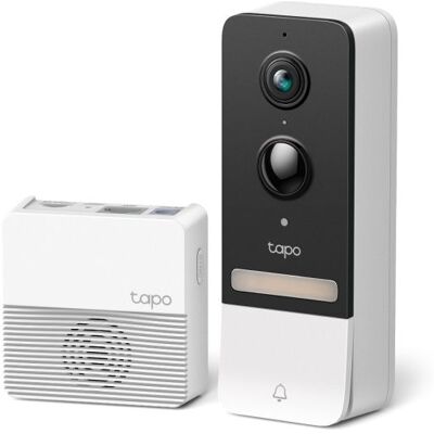 TP-Link Tapo D230S1 video-ovikellosetti 5 MP 2560 x 1920, musta/valkoinen TP-Link Tapo D230S1 video-ovikellosetti 5 MP 2560 x 1920, musta/valkoinen