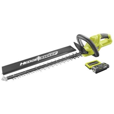 Ryobi Paristokäyttöinen pensasleikkuri 36V MAX POWER - Saha, 60cm, 2.0Ah akku ja laturi Ryobi Paristokäyttöinen pensasleikkuri 36V MAX POWER - Saha, 60cm, 2.0Ah akku ja laturi