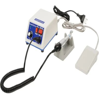 Mikromoottori porasarja - Käsikappale kynsi-/koru-/hammaslab - 65W - 0–35000 r/min portaattomasti - 220V 50–60Hz - Jalkapoljin, 2 hiomapäätä, teline Mikromoottori porasarja - Käsikappale kynsi-/koru-/hammaslab - 65W - 0–35000 r/min portaattomasti - 220V 50–60Hz - Jalkapoljin, 2 hiomapäätä, teline