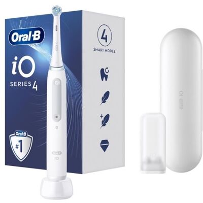 Oral-B iO Series 4, Sähköhammasharja (valkoinen, Melko valkoinen) Oral-B iO Series 4, Sähköhammasharja (valkoinen, Melko valkoinen)