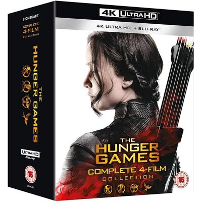Nälkäpeli 1-4 / The Hunger Games 1-4 (4 4K UHD + 4 Blu-ray) Nälkäpeli 1-4 / The Hunger Games 1-4 (4 4K UHD + 4 Blu-ray)