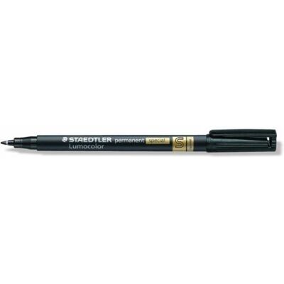 Staedtler Lumocolor 319, Musta, Harjas/ohut pää, Musta, Polypropeeni (PP), Ohut/erittäin ohut, 0,4 mm Staedtler Lumocolor 319, Musta, Harjas/ohut pää, Musta, Polypropeeni (PP), Ohut/erittäin ohut, 0,4 mm
