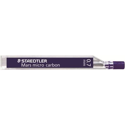 Staedtler Mars Micro Carbon, 2B, Musta, 0,7 mm, Mars micro 775, Graphite 779, Laatikko, Saksa Staedtler Mars Micro Carbon, 2B, Musta, 0,7 mm, Mars micro 775, Graphite 779, Laatikko, Saksa