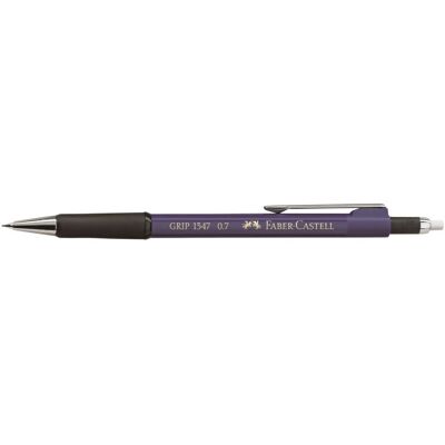 Faber-Castell GRIP 1347 - Mekaaninen lyijykynä - 0,7 mm - sisäänvedettävä - pyyhekumin kanssa Faber-Castell GRIP 1347 - Mekaaninen lyijykynä - 0,7 mm - sisäänvedettävä - pyyhekumin kanssa