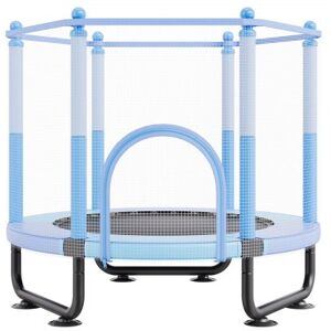 Lasten trampoliini, 154,5x121 cm, sininen, teräs Lasten trampoliini, 154,5x121 cm, sininen, teräs