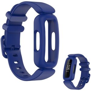 Fitbit Ace 3 / Inspire 2 integroitu kellonauha - Tummansininen Fitbit Ace 3 / Inspire 2 integroitu kellonauha - Tummansininen