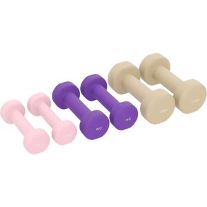 Kuntopainosetti 6 kpl, 0,5/1/1,5 kg käsipainot, värikäs, sisältää laukun Kuntopainosetti 6 kpl, 0,5/1/1,5 kg käsipainot, värikäs, sisältää laukun
