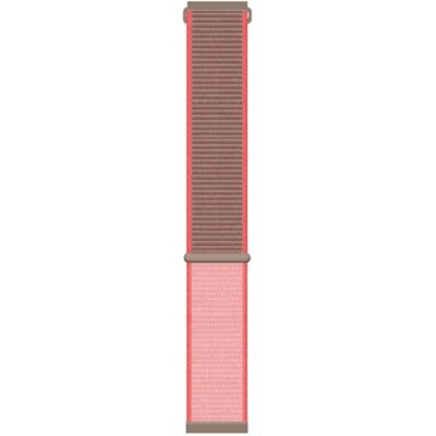 Fitbit Sense / Versa 3 nylonhihna - Neon Pinkki Fitbit Sense / Versa 3 nylonhihna - Neon Pinkki