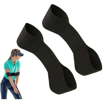 Golfsvingin Harjoitusnauha / Golfharjoitusväline - Musta - 2-kpl Golfsvingin Harjoitusnauha / Golfharjoitusväline - Musta - 2-kpl