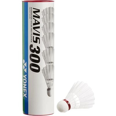 Yonex Mavis 300 nailoninen sulkapallo (6 kpl:n pakkaus) Yonex Mavis 300 nailoninen sulkapallo (6 kpl:n pakkaus)