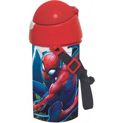 Marvel Spiderman Juomapullo Lapsille Juomapullo Hihna Korkki 50cl 15 Marvel Spiderman Juomapullo Lapsille Juomapullo Hihna Korkki 50cl 15