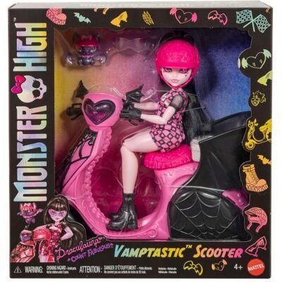 Mattel Monster High Vampiric Scooter Draculaur-nukke Draculaur-nukke Mattel Monster High Vampiric Scooter Draculaur-nukke Draculaur-nukke